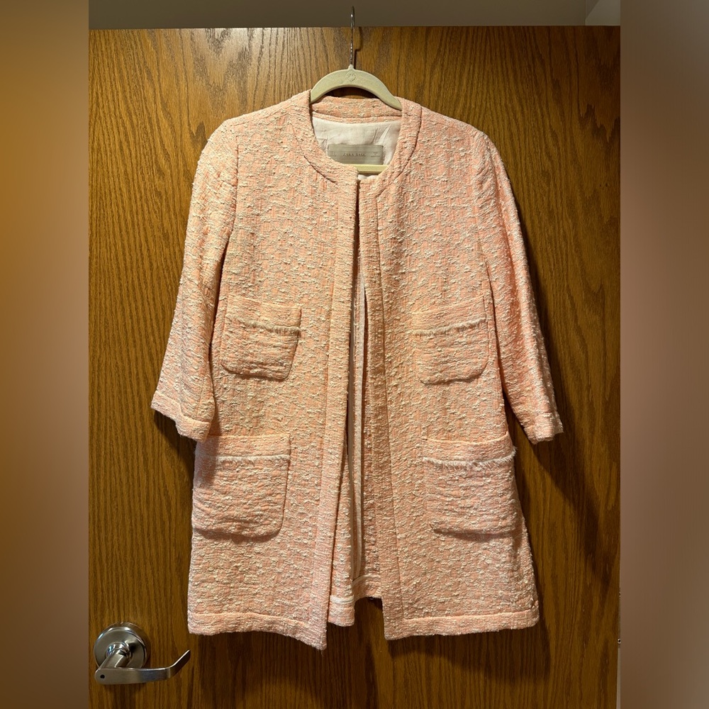 Zara beautiful long blazer jacket